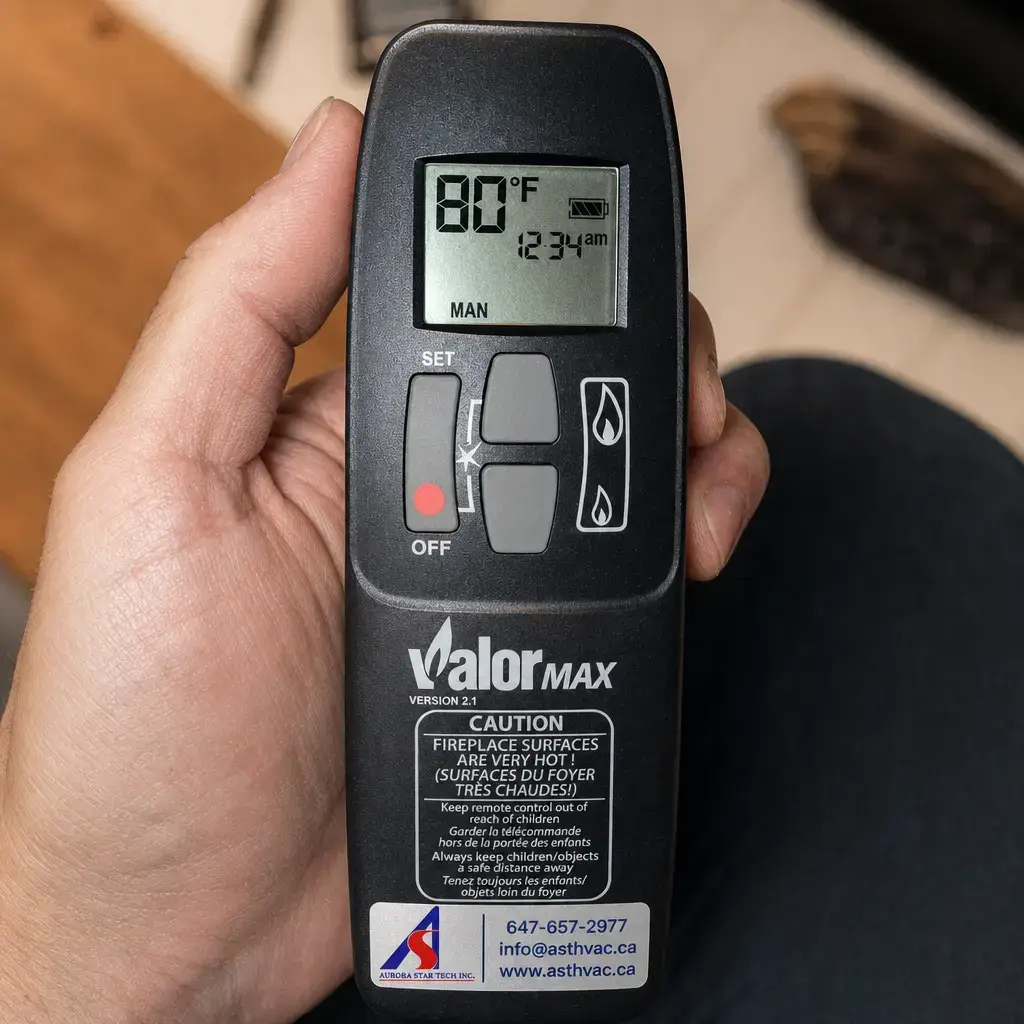 HVAC technician at work